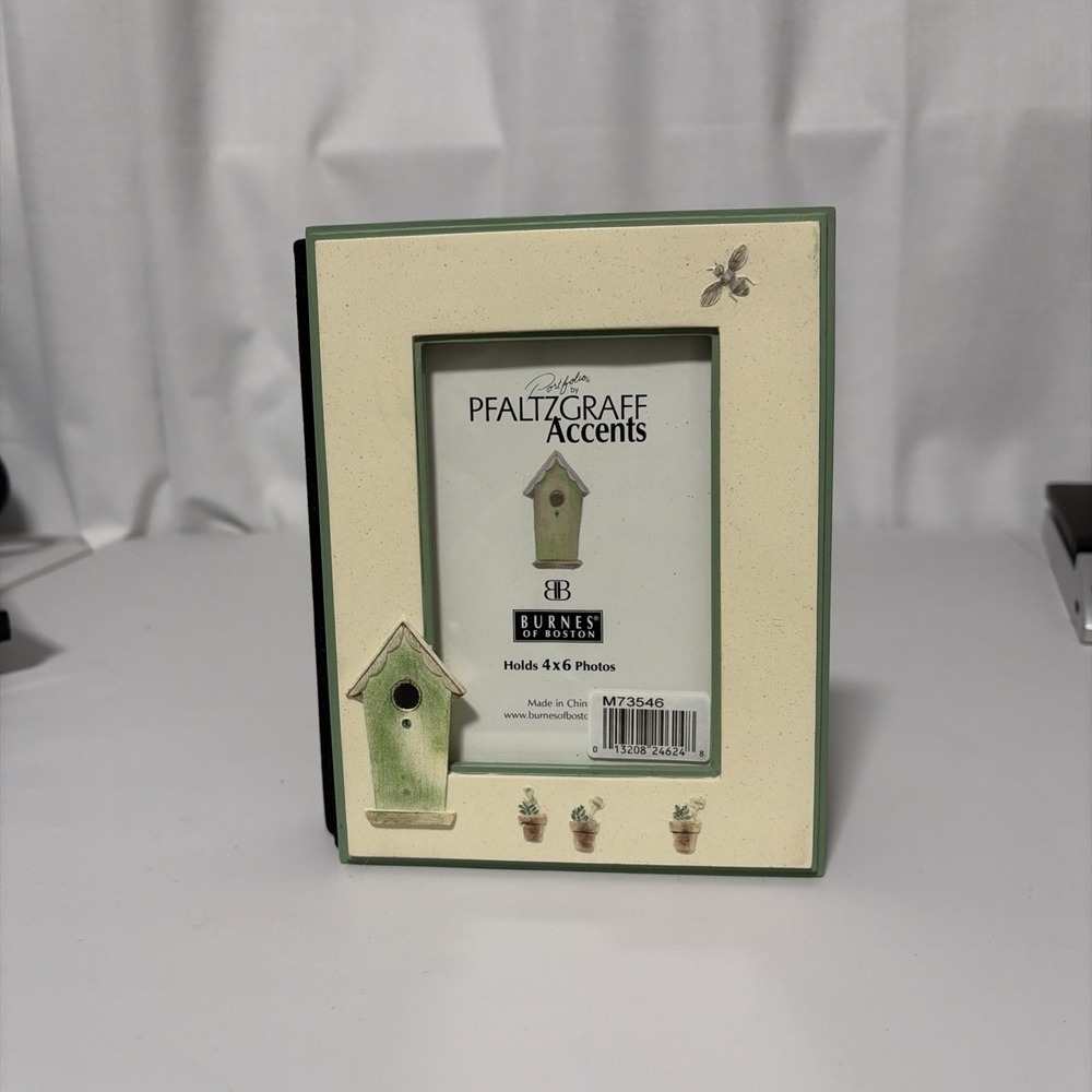 Pfaltzgraff Naturewood Perennials Birdhouse Photo Album Picture Book 4x6 Green